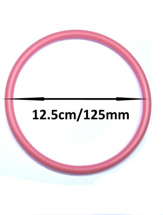 Plastic Bag Handles - 12.5cm Circle - Pink - 1 Pair - For Purse Making