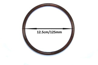Circle - 12.5cm - Brown Glitter