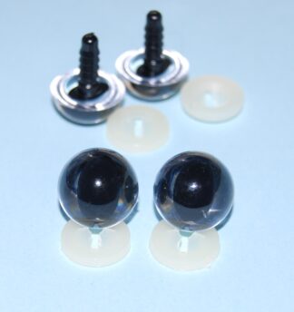 15mm Clear Cats Eyes