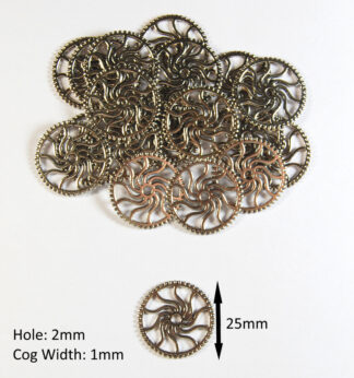 Antique Silver 25x1x2mm