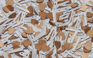 30mm Copper Loverheart Pegs