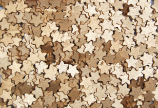 Copper Wooden Stars