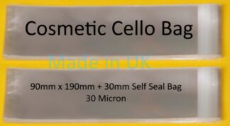 Cosmetic Cello Bag - 90mmx190mm