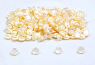 Cream Mushroom Buttons - 10mm