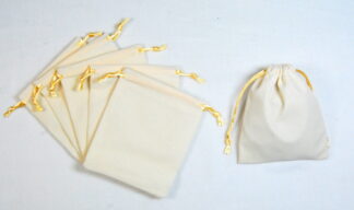 Cream - Straight Velvet Bags