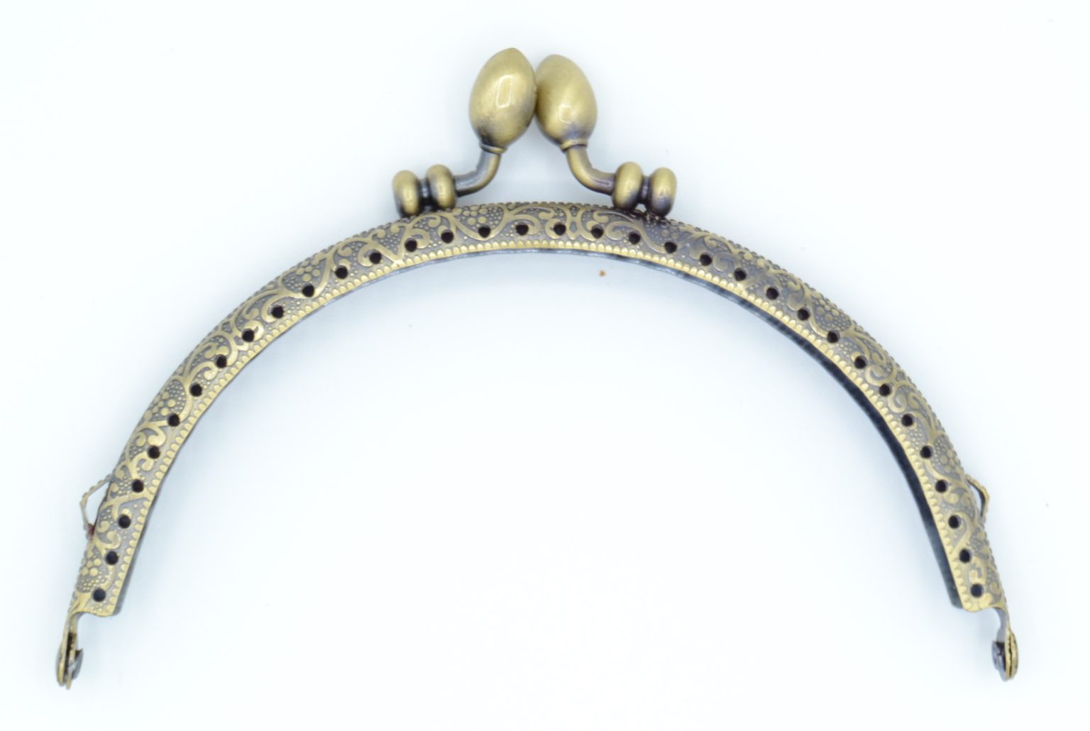 Pack of 2 5" Curved Type 14 Antique Brass Purse Clasps CelloExpress