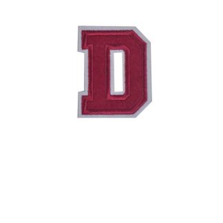 Pack of 2 Patches - D - Sew/Iron On Embroidered Patch