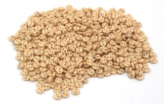 Mini Button 4mm Circles Beige