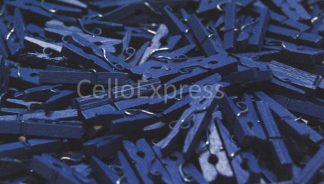 25mm Dark Blue - Mini Wooden Craft Pegs