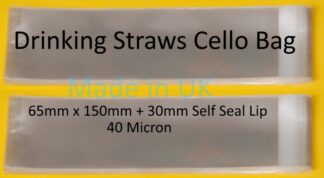 Drinking Straws Cello 65 x 150mm