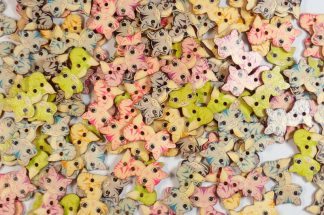 Fancy Wooden Buttons - Fancy Buttons 10 - 27mm