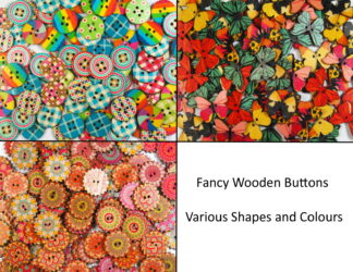 Fancy Wooden Buttons