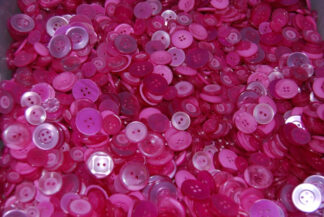 Flamingo Pink Buttons