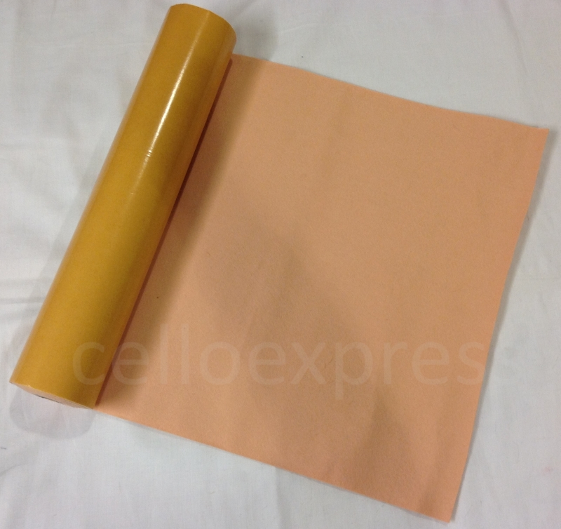 1/2m Flesh - Self Adhesive Felt Rolls - 50cm x 45cm