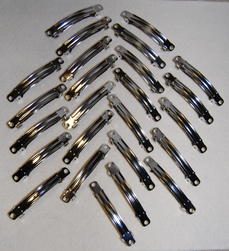 Pack of 50 80mm French Barrette Hair Clip CelloExpress