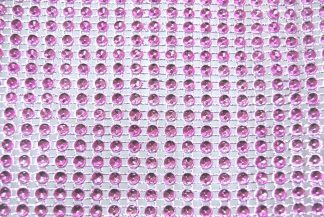 12 Rows x 1 Metre - Fuchsia Diamante Effect Cake Ribbon