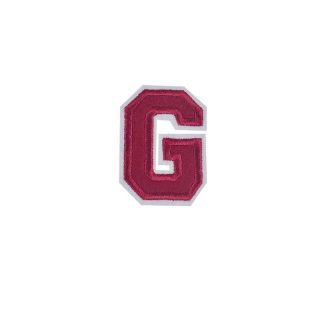 Pack of 2 Patches - G - Sew/Iron On Embroidered Patch