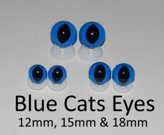Blue Cat Eyes Plastic Backs