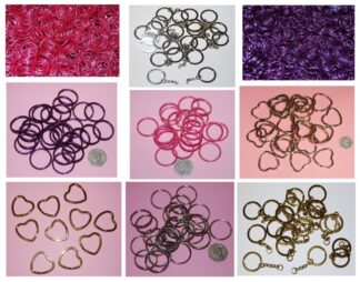 Double Loop Keyrings