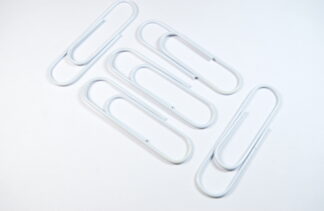 White Giant Paperclips