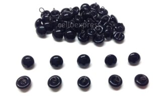 6mm Solid Black Glass Eyes