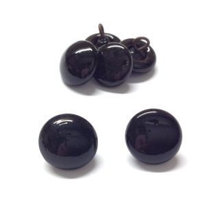 9mm Solid Black Glass Eyes