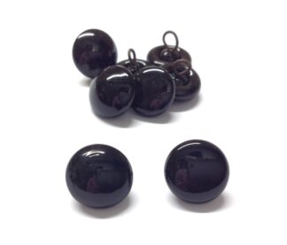 15mm Solid Black Glass Eyes