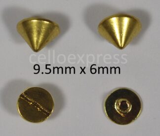9.5mmx6mm Gold Cone Rivets