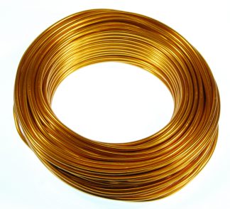 Pack of 1 - Golden Rod 3mm x 25m Aluminium Wire