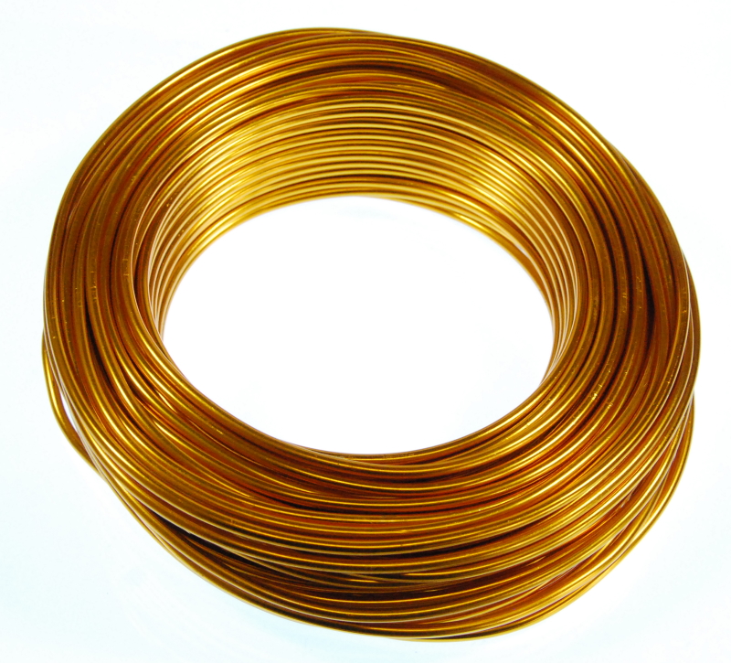 Pack of 1 - Golden Rod 3mm x 25m Aluminium Wire