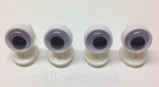 Pack of 2 Pairs - 12mm Googly Eyes with Plastic Backs