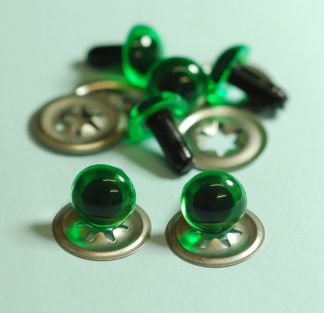 7.5mm N. Green Metal Back Eyes