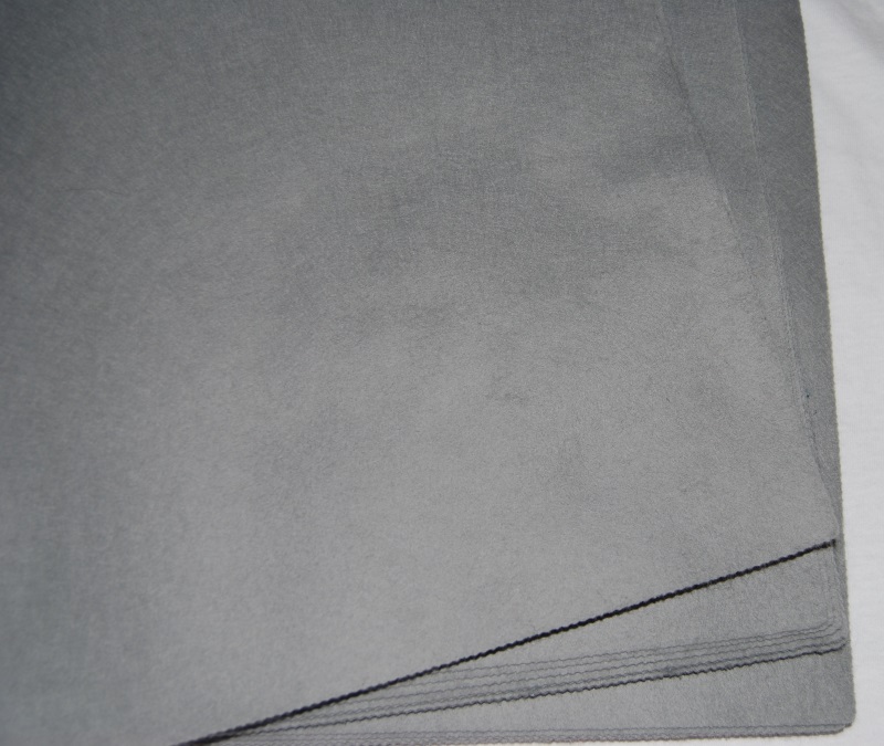 10 Sheets - Grey - Self Adhesive - Craft Felt 9" Square