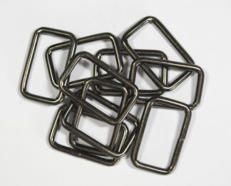 Pack of 10 - 35mm Metal Bag Strap Buckles - Gun Metal