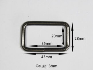 35mm Bag Strap Buckles