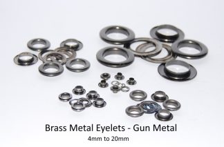 Brass Eyelets - Gun Metal