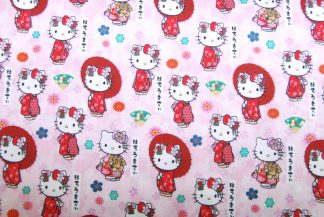 1/2m - 50cm x 140cm - Hello Kitty - Official Fabric - Various Designs