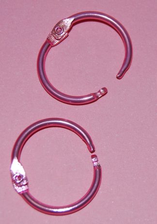 Pack of 2 - SHINY PINK - 19mm Split Hinge Ringbinders