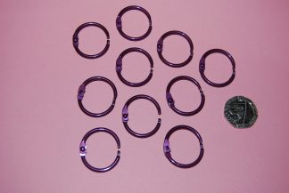 Pack of 10 - PURPLE - 19mm Split Hinge Ringbinders
