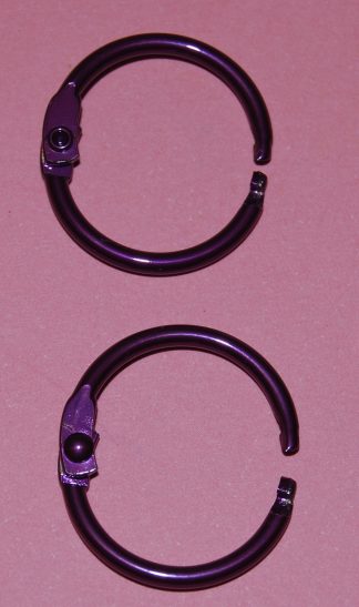 Pack of 2 - PURPLE - 19mm Split Hinge Ringbinders
