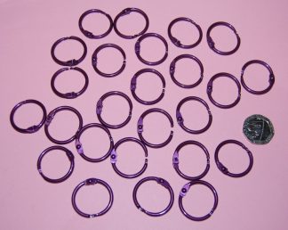 Pack of 25 - PURPLE - 19mm Split Hinge Ringbinders