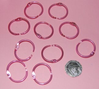Shiny Pink 19mm Ringbinders