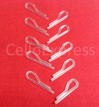 36mm Clear Shirt Clips