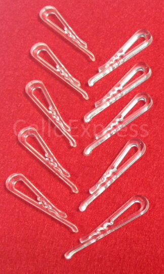 38mm Clear Shirt Clips