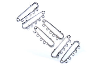 50mm Silver Kilt Pins With Rings