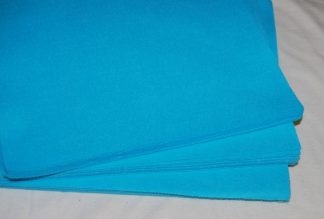 Kingfisher Blue 9" Square - Felt Sheets - Craft Felt Material