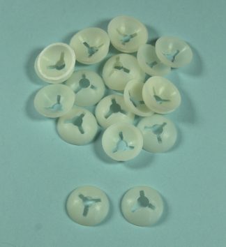 1 Pair Large Dome Replacement Backs For Plastic Eyes