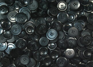 Large Black Buttons