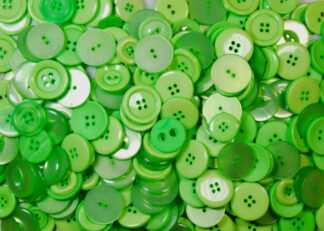 Large Lime Green Buttons