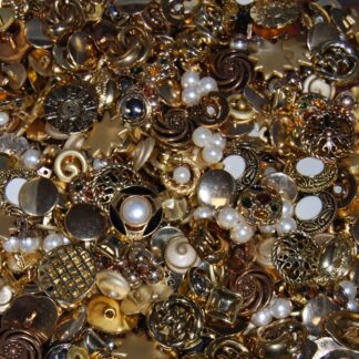 Large Gold Shiny Buttons